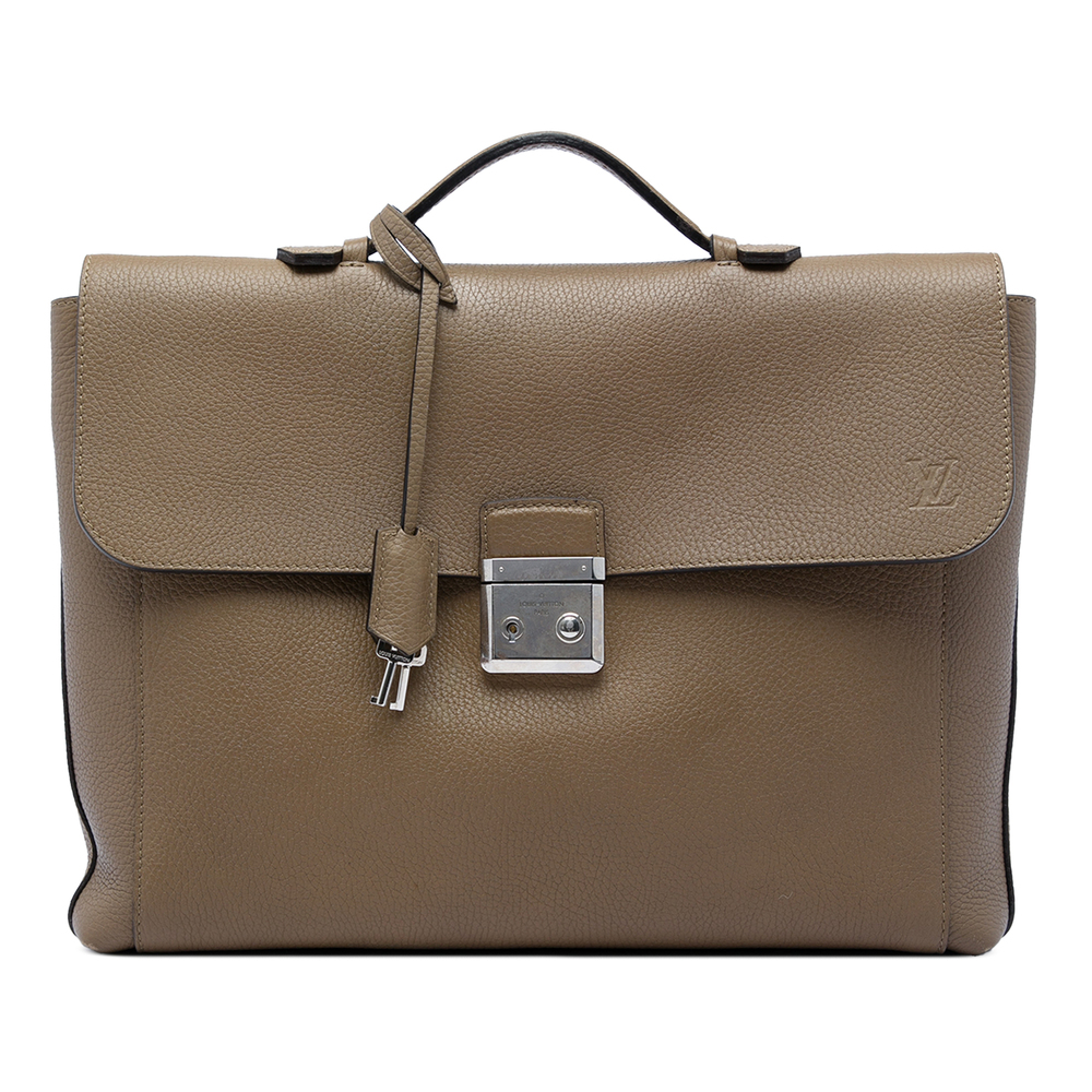 Pre-Loved Louis Vuitton Taurillon Serviette Dorian Briefcase